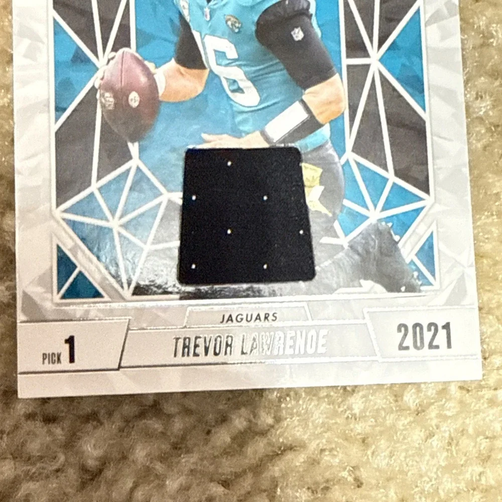 2024 Absolute Trevor Lawrence‎ Draft Diamonds Patch Relic Jacksonville Jaguars